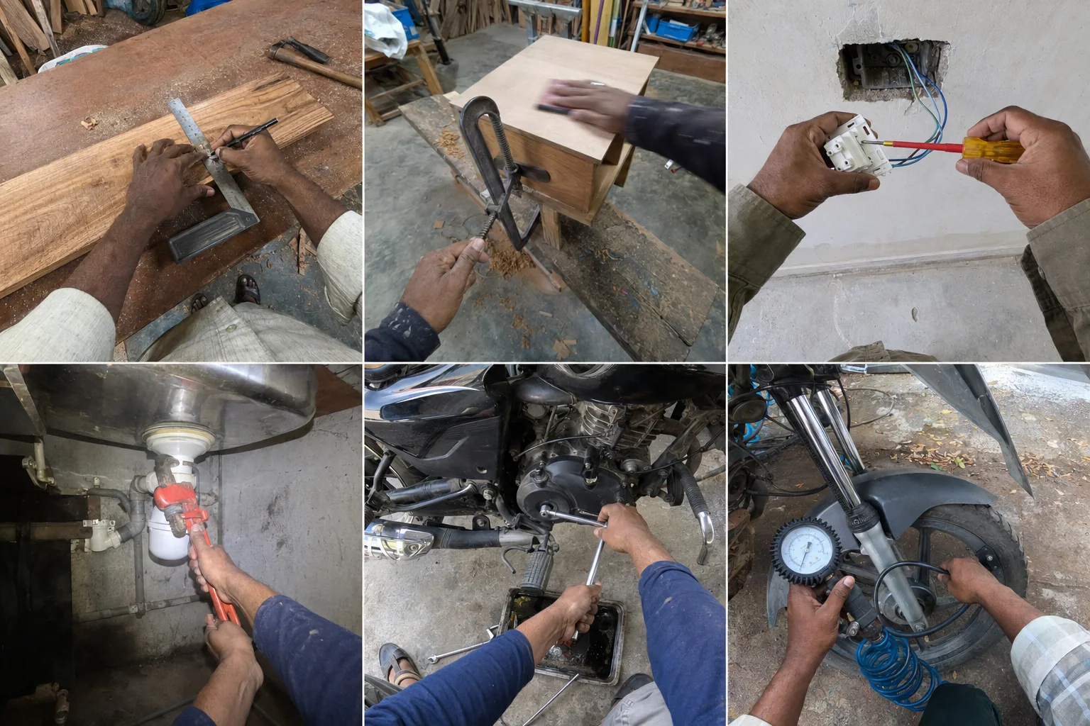 Skilled maintenance and technical task collection